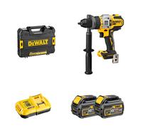 Perceuse-visseuse à percussion 18V DCD999NT-XJ + 2 batteries 18/54 V 6/2 Ah + 1 Chargeur DCB118-QW DEWALT