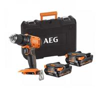 AEG Perceuse-visseuse à percussion BSB18G4-402C – 18V 60 Nm, mandrin 13mm, 2x4Ah, chargeur, coffret