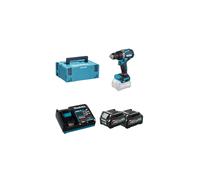 Perceuse visseuse à percussion 40V XGT - MAKITA - avec 2 batteries 2,5Ah - chargeur - MAKPAC - HP002GD201