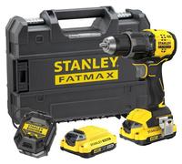 Perceuse Visseuse À Percussion 60 Nm Brushless - Lithium 18V - 2 Batteries 2 Ah En Kit - SFMCD716D2T-QW STANLEY FATMAX V20