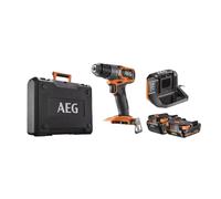 Perceuse à percussion 18V Brushless + batteries 2Ah et 4Ah - BSB18SBL2-X02C AEG Powertools