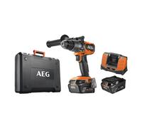 Perceuse-visseuse à percussion AEG BSB18C3BL-502C 18V 110 Nm avec 2x5Ah + chargeur en coffret