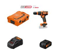 Perceuse-visseuse à percussion ASB 18 Q AS + 1 batterie GBA 18V 4 Ah AS + 1 chargeur GAL 1880 CV AS FEIN