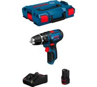 Perceuse-visseuse à percussion BOSCH GSB 12V-15 (1 x 3,0 Ah + GAL12V-40 + L-Boxx 102)