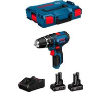 Perceuse-visseuse à percussion BOSCH GSB 12V-15 (2 x 6,0 Ah + GAL12V-40 + L-Boxx 102)