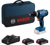 Perceuse-visseuse à percussion BOSCH GSB 18V-25 (2 x 2,0Ah + GAL18V-40 + sac)
