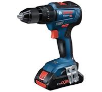 Bosch Perceuse-visseuse à percussion GSB 18V-55 sans fil 18 V 55 Nm sans balais – Machine seule