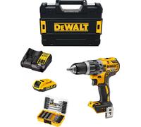 Perceuse-visseuse à percussion DeWALT DCD796D1T (1 x 2,0 Ah + DCB107 + TSTAK II) + kit de 40 embouts de vissage
