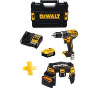 Perceuse-visseuse à percussion DeWALT DCD796P1T (1 x 5,0 Ah + DCB1104 + TSTAK II) + porte-outil ceinture DeWALT DWST1-75552