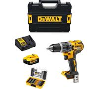 Perceuse-visseuse à percussion DeWALT DCD796P1T (1 x 5,0 Ah + DCB115 + TSTAK II) + kit de 40 embouts de vissage