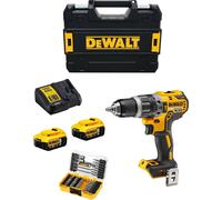 Perceuse-visseuse à percussion DeWALT DCD796P2T (2 x 5,0 Ah + DCB115 + TSTAK II) + kit de 40 embouts de vissage