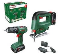 Bosch Home and Garden EasyImpact 18V-40 + EasySaw 18V-70 06039D810A Kit d'outils pour appareils sans fil
