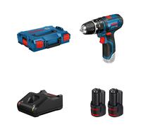 Bosch PRO Perceuses-visseuses à percussion sans fil GSB 12V-15 | Perceuse-visseuse Bosch avec le meilleur rapport taille/performance de la catégorie 12 V - avec fonction percussion