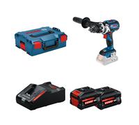 Perceuse-visseuse à percussion GSB 18V-110 C + 2 Batteries EXPERT 8 Ah + 1 Chargeur EXAL18V-160 BOSCH