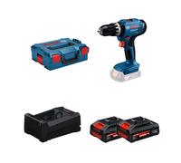 Perceuse-visseuse à percussion GSB 18V-25 + 2 Batteries EXPERT 4 Ah + 1 Chargeur GAL 12V/18V-80 BOSCH