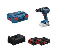 Perceuse-visseuse à percussion GSB 18V-55 + 2 Batteries EXPERT 4 Ah + 1 Chargeur GAL 12V/18V-80 BOSCH
