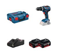 Bosch Perceuse-visseuse à percussion GSB 18V-55 - 2 batteries Procore 18V 4 Ah + chargeur GAL 18V-40