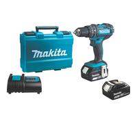 Perceuse visseuse à percussion Makita DHP482 18V Li-Ion LXT 2 x 3Ah