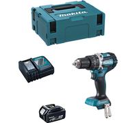 Perceuse-visseuse à percussion MAKITA DHP484RTJ1 (1 x 5,0 Ah + DC18RC + MAKPAC 2)