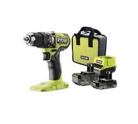 Perceuse-visseuse à percussion RYOBI 18V One+ Brushless - 1 batterie 4,0 Ah - 1 batterie 2.0 Ah - 1 chargeur - RPD18BL1-2C42S