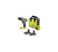 Perceuse-visseuse à percussion RYOBI One+ 18V - 2 batteries 2.0 Ah - 1 chargeur - R18PD2-220S