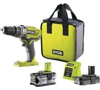 Perceuse-visseuse à percussion Ryobi ONE+ R18PD3-242S, 18V, 2 batteries (2.0Ah & 4.0Ah), Chargeur inclus