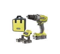 Perceuse-visseuse à percussion RYOBI R18PD3-220S 18V 50Nm 2x2Ah + chargeur 2A avec sac de transport