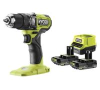 Perceuse-visseuse à percussion RYOBI RPD18BL-2C20S Brushless 18V ONE+ avec 2x2Ah et chargeur