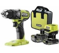 Perceuse-visseuse à percussion RYOBI RPD18BL1-2C42S 18V 54Nm 1x4Ah +1x2Ah et chargeur 2A avec sac de transport