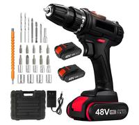 Perceuse-visseuse à percussion sans fil - 25+3 réglages de couple - Marteau électrique - Sans batterie