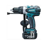 Makita DHP 458 RFJ Perceuse-visseuse à percussion sans fil 18 V 91 Nm + 2x Batteries 3,0 Ah + Chargeur + Coffret Makpac