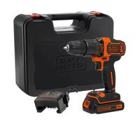 Black & Decker Perceuse-visseuse à percussion BDCHD18K 18V 1,5 Ah Li‑Ion mallette chargeur 400 mA