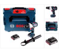 Perceuse-visseuse à percussion sans fil Bosch GSB 18V-110 C Professional 18 V 110 Nm + 1 batterie 2,0 Ah + L-Boxx - sans chargeur