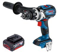 Perceuse-visseuse à percussion sans fil Bosch GSB 18V-110 C Professional 18 V 110 Nm sans balais + 1 batterie 4,0 Ah - sans chargeur