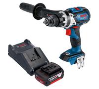 Perceuse-visseuse à percussion sans fil Bosch GSB 18V-110 C Professional 18 V 110 Nm sans balais + 1 batterie 5,0 Ah + chargeur