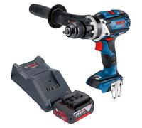 Perceuse-visseuse à percussion sans fil Bosch GSB 18V-110 C Professional 18 V 110 Nm sans balais + 1 batterie 4,0 Ah + chargeur