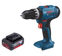 Perceuse-visseuse à percussion sans fil Bosch GSB 18V-25 Professional 18 V 56 Nm + 1 batterie 4,0 Ah - sans chargeur