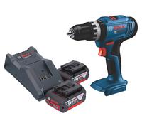 Perceuse-visseuse à percussion sans fil Bosch GSB 18V-25 Professional 18 V 56 Nm + 2 batteries 4,0 Ah + chargeur