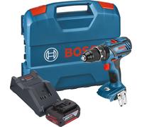 Perceuse-visseuse à percussion sans fil Bosch GSB 18V-28 Professional 18 V 63 Nm + 1 batterie 4,0 Ah + chargeur + mallette L-Case