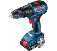Perceuse-visseuse à percussion sans fil Bosch GSB 18V-50, livrée dans un coffret L-Boxx