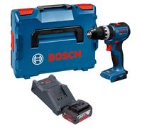Perceuse-visseuse à percussion sans fil Bosch GSB 18V-52 Professional 18 V 70 Nm sans balais + 1 batterie 4,0 Ah + chargeur + L-Boxx