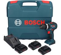 Perceuse-visseuse à percussion sans fil Bosch GSB 18V-55 Professional 18 V 55 Nm Brushless (0 615 A50 02V) + 3 batteries ProCORE 4,0 Ah + chargeur + mallette