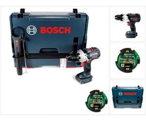 Perceuse-visseuse à percussion sans fil Bosch GSB 18V-85 C 18 V, 85 Nm, 1/2", sans balais + module de connectivité + L-Boxx ( 06019G0302 ) - sans batterie, sans chargeur