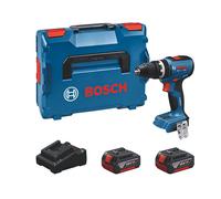 Perceuses-visseuses à percussion sans-fil - GSB 18V-65 - BOSCH - avec 2 batteries 18V 5.0Ah - chargeur - L-Boxx - 06019N3303