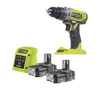 Ryobi R18PD2-215G Perceuse à percussion 18V (2x 1,5Ah)