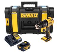 Perceuse-visseuse à percussion sans fil DeWalt DCD 709 M1 18 V 65 Nm + 1 batterie 4,0 Ah + chargeur + mallette Tough Box