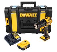 Perceuse-visseuse à percussion sans fil DeWalt DCD 709 P1 18 V 65 Nm + 1 batterie 5,0 Ah + chargeur + mallette Tough Box