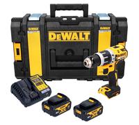 Perceuse-visseuse à percussion sans fil DeWalt DCD 796 M2, 18 V, 70 Nm, moteur sans balais, avec 2 batteries 4,0 Ah, un chargeur et une mallette de transport robuste
