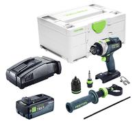 Perceuse-visseuse à percussion sans fil Festool TPC 18/4-Basic 18 V 75 Nm Brushless + 1 batterie 8,0 Ah + chargeur rapide + Systainer