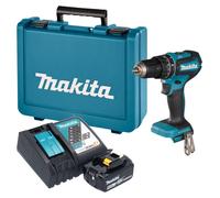 Perceuse-visseuse à percussion sans fil Makita DHP 485 RG1E 18 V 50 Nm sans balais + 1 batterie 6,0 Ah + chargeur + mallette